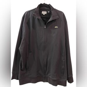 Lacoste Sport Men's Full Zip Black Jacket Pockets Size: 2XL Big